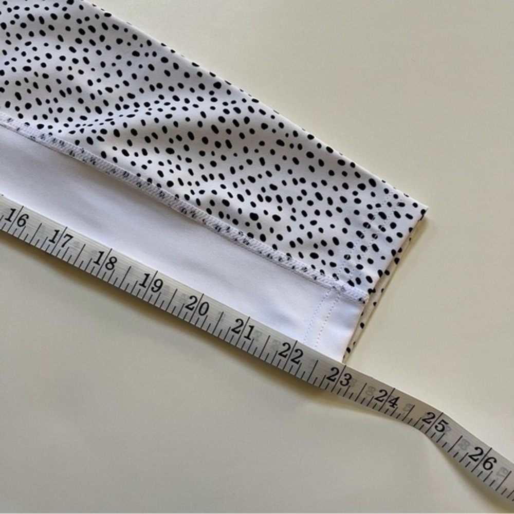ALL FENIX × ANTHROPOLOGIE Montana High Rise Legging White with Black Dots Spots - Picture 4 of 6